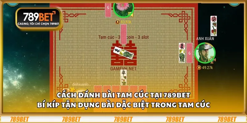 Cách đánh bài tam cúc tại 789Bet: Bí kíp tận dụng bài đặc biệt trong tam cúc